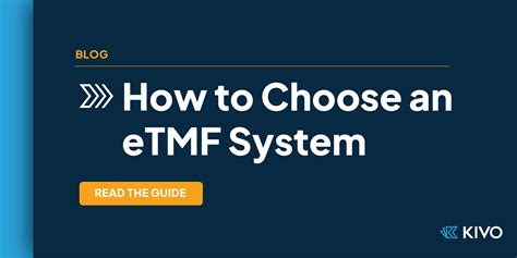 How to Select an eTMF System .